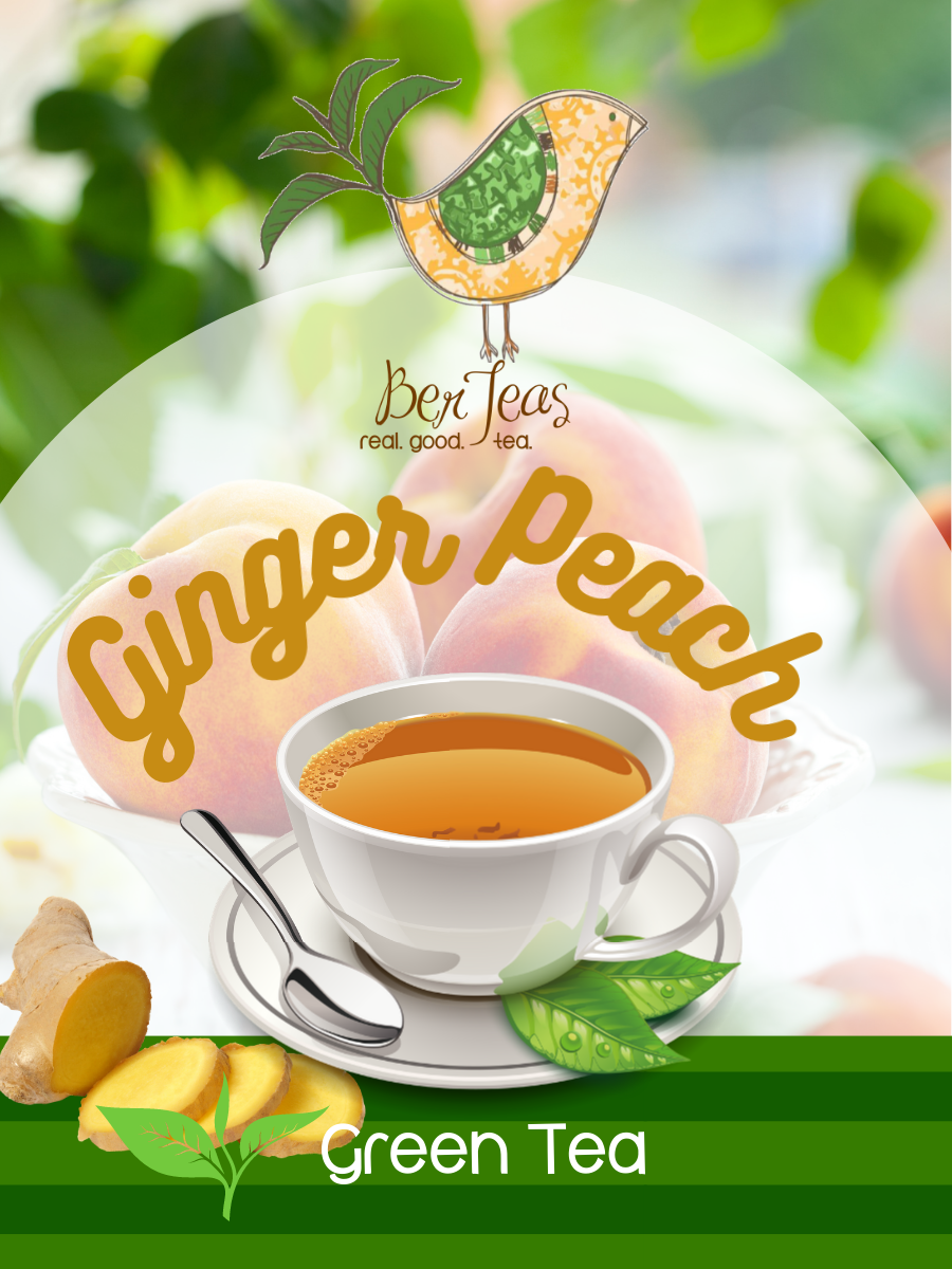 Ginger Peach Green Tea