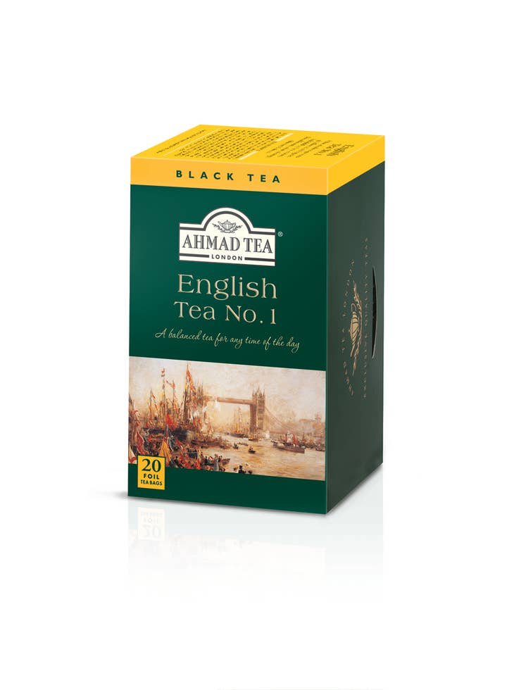 Ahmad Tea English Tea No.1 20 Foil Wrapped Tea Bags