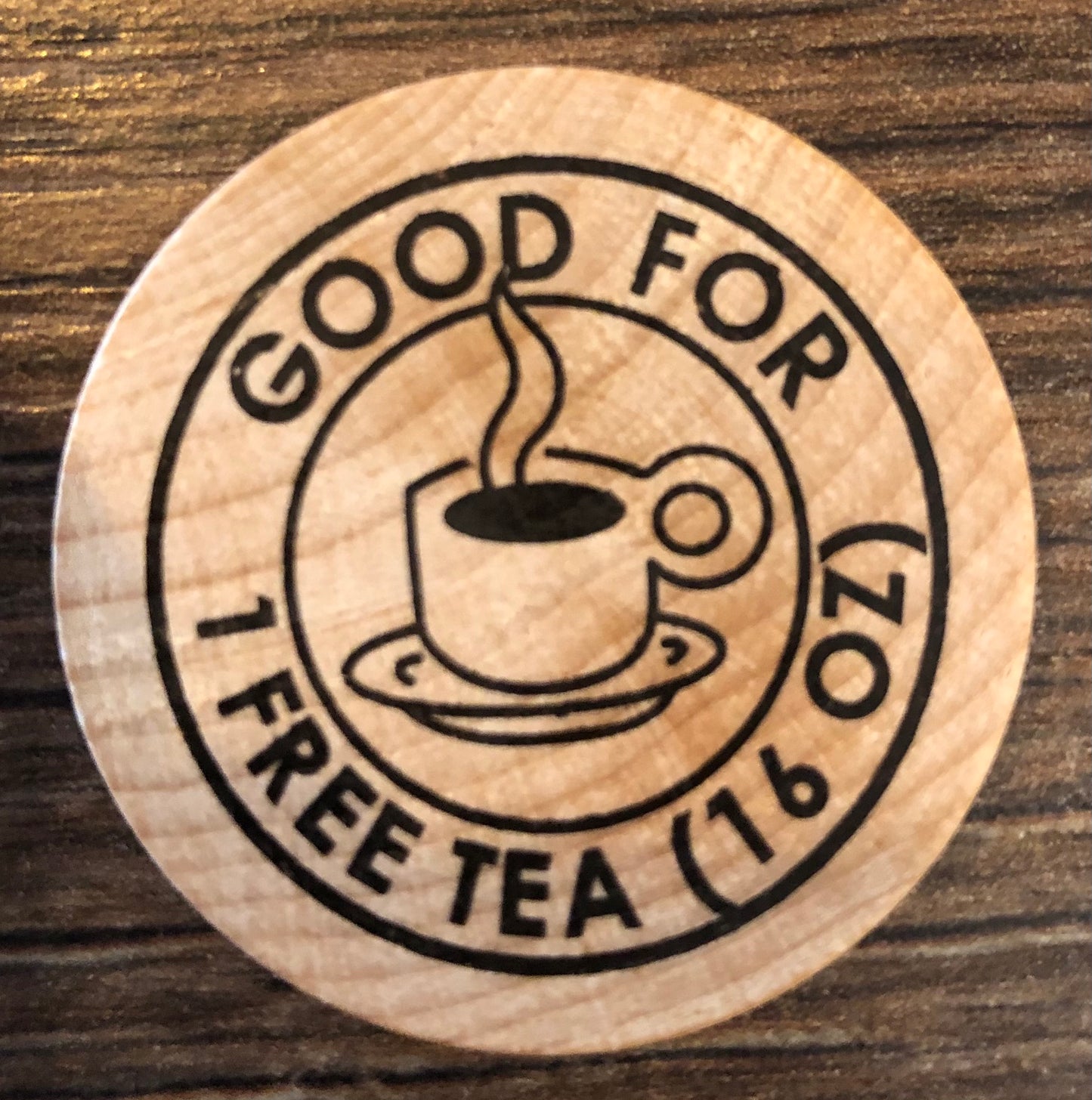 Tea Token - redeemable in-house only