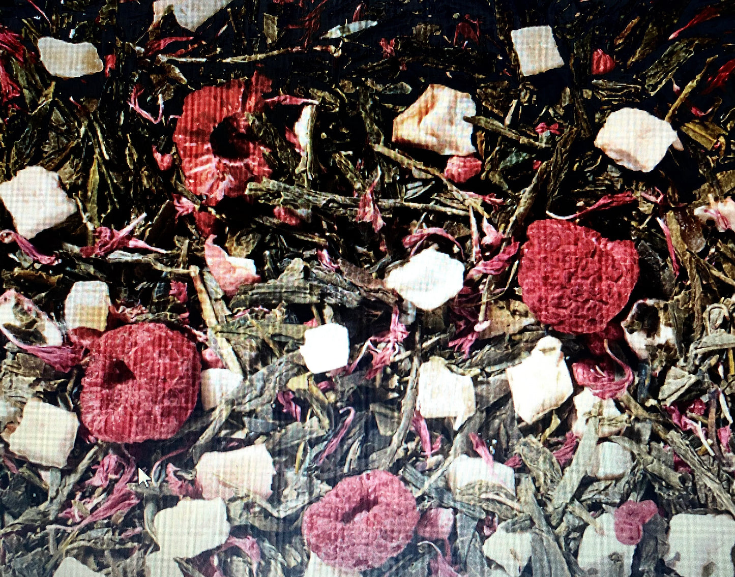 Raspberry & Cream Green Tea