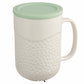 Tea Infuser Mug (coral imprint 15 oz)