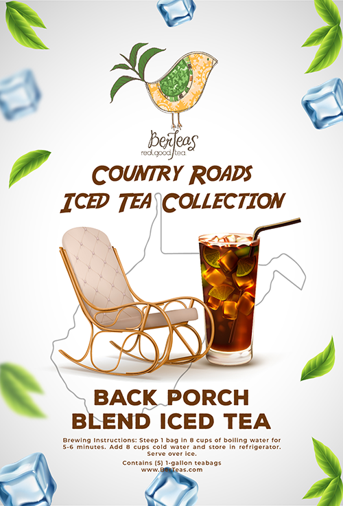Country Roads Iced Tea Collection: Back Porch Blend - (10)1 gallon tea bags
