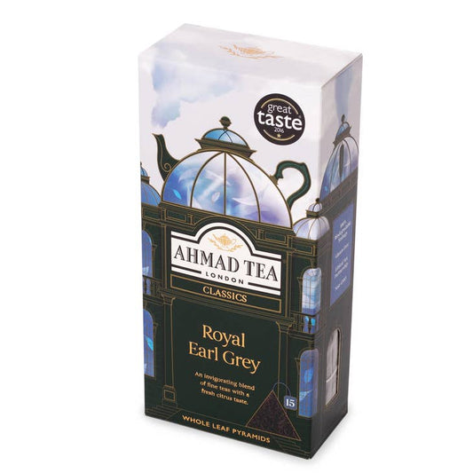 Ahmad Royal Earl Grey - 15 loose leaf pyramid tea bags