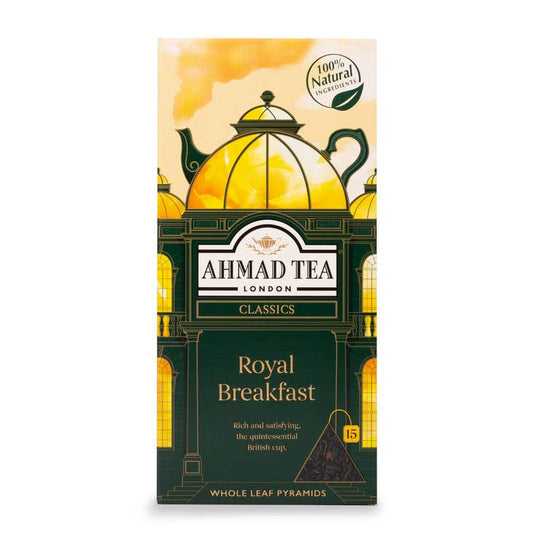 Ahmad Royal Breakfast - 15 Loose Leaf Pyramid tea bags