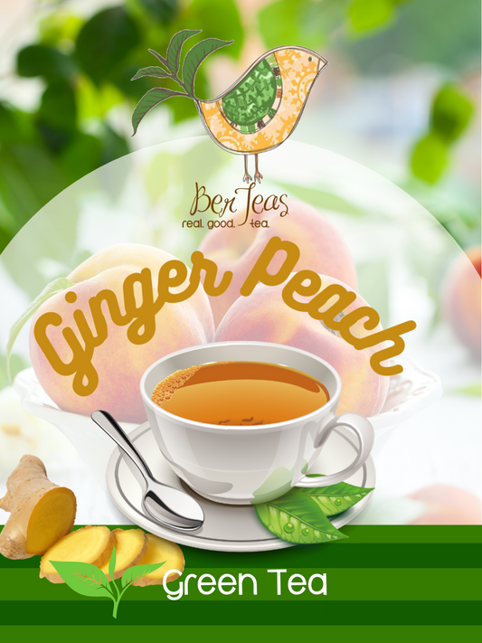 Ginger Peach Green Tea