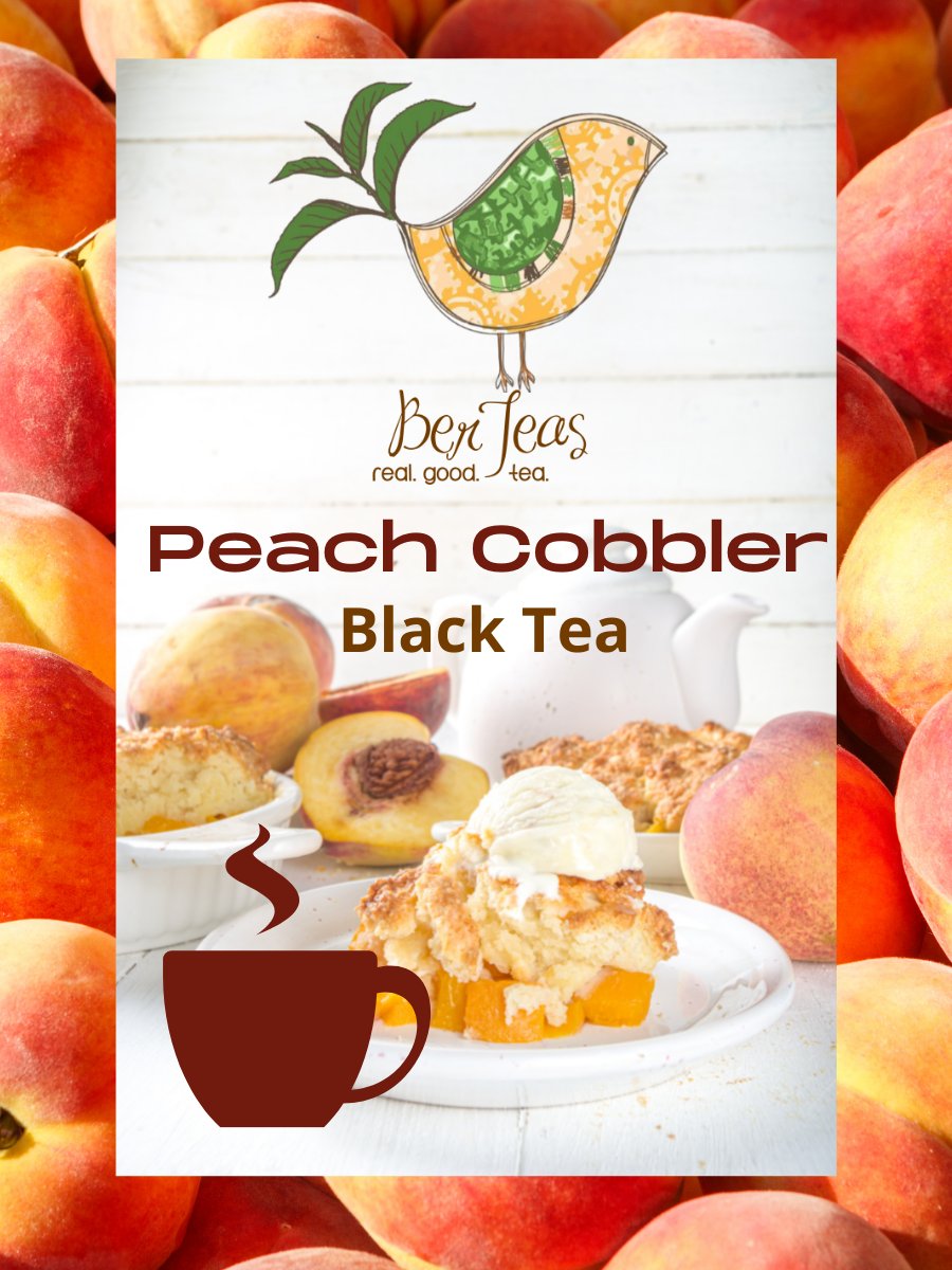 Peach Cobbler (black/green tea blend)