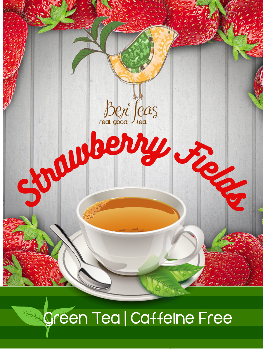 Strawberry Fields DECAF Green Tea