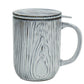 Wood Grain Infuser Mug