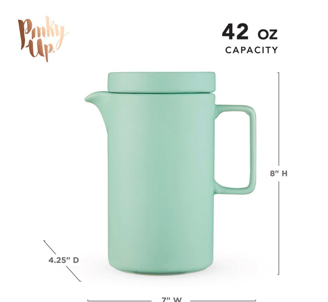 Jona Matte Finish Teapot in Mint