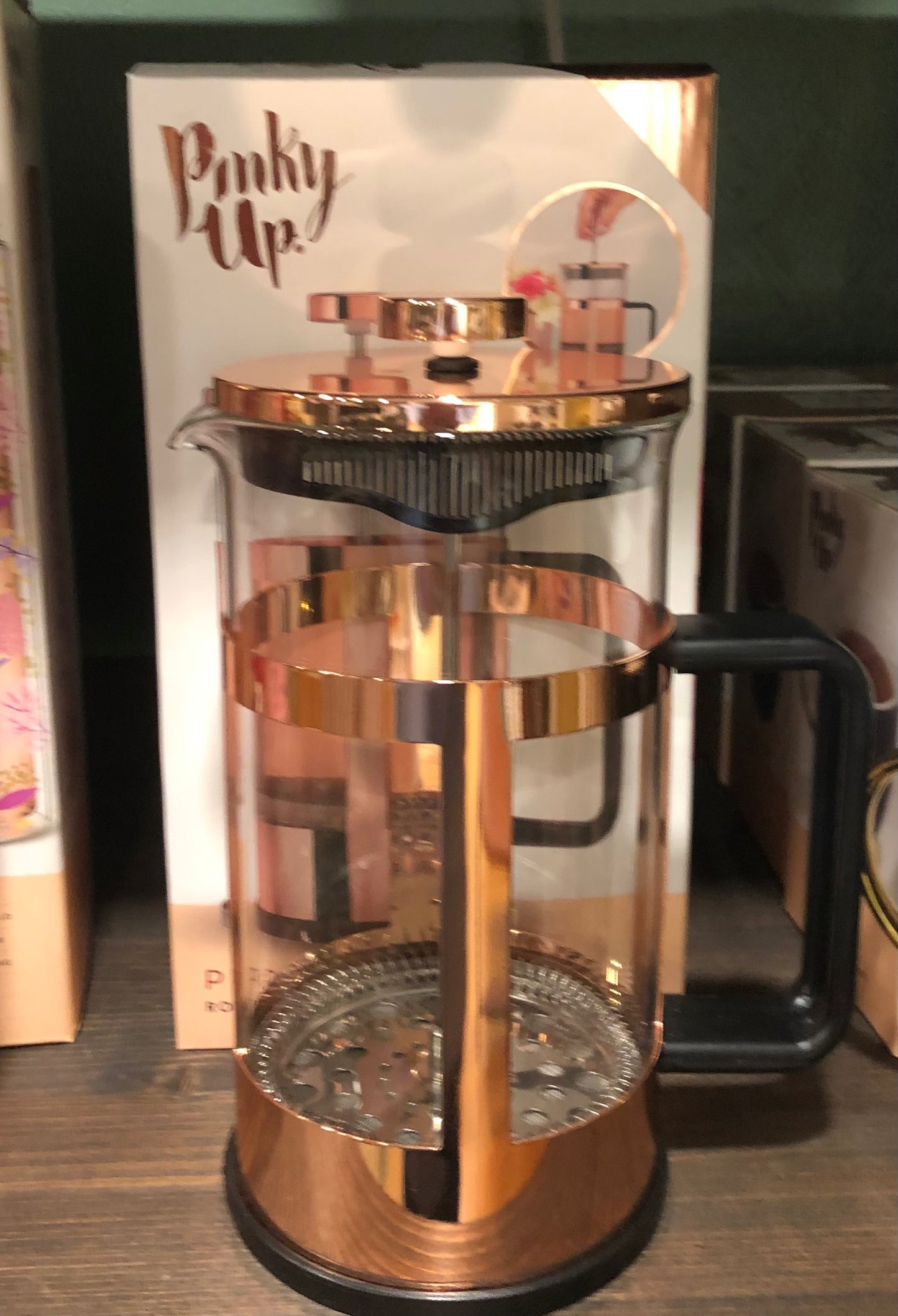 Piper Rose Gold Press Pot