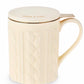 Annette Cable knit infuser mug