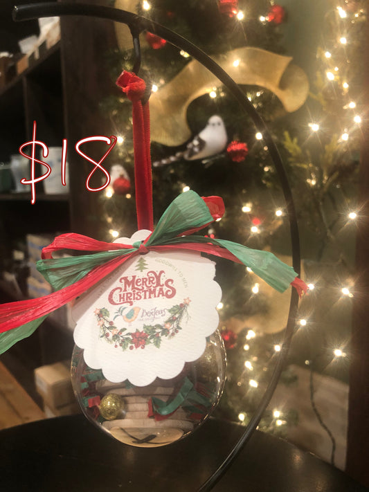 Tea Token Christmas Ornament