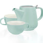 T42 - Tea for Two Porcelain Teapot & 2 Cups Set 27 fl. Oz