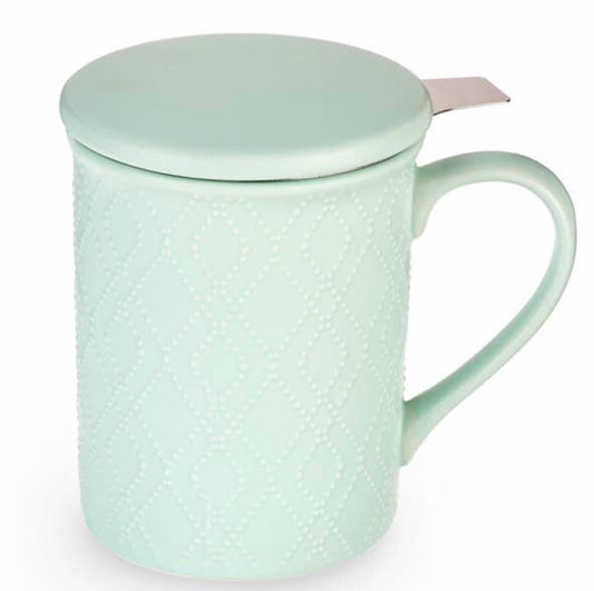 Annette mint infuser mug