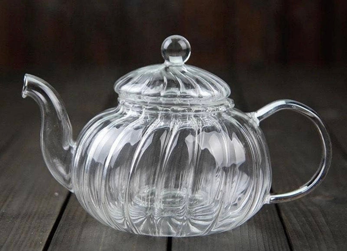 Glass Teapot with Infuser/lid 20 oz